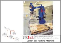 Система автоматического робота коробки Palletising для штабелировать химии еды индустрии
