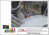 машина бутылки E-жидкости 10ml-100ml заполняя покрывая и обозначая пакуя линия с насосом поршеня