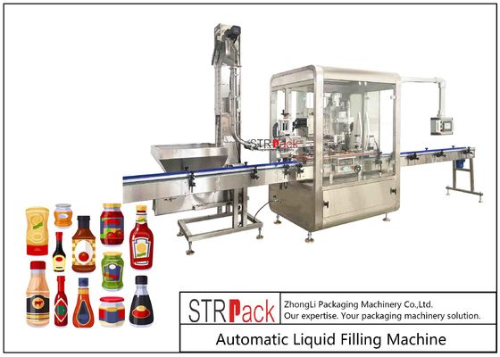 Машина 220V/50Hz управлением PLC автоматическая жидкостная заполняя