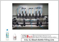 Анти- въедливая автоматическая жидкостная заполняя машина, 84 дезинфектанта/машина завалки отбеливателя