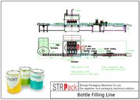 Промышленная автоматическая жидкостная заполняя линия с машиной завалки поршеня и автоматическим Labeler бутылки